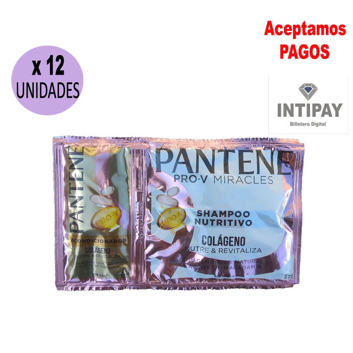 Shampoo PATENE PRO-V MIRACLES X 12 Unidades
